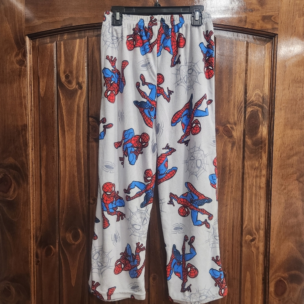 Marvel Spiderman Kids Pajama Bottoms - Red and Gray